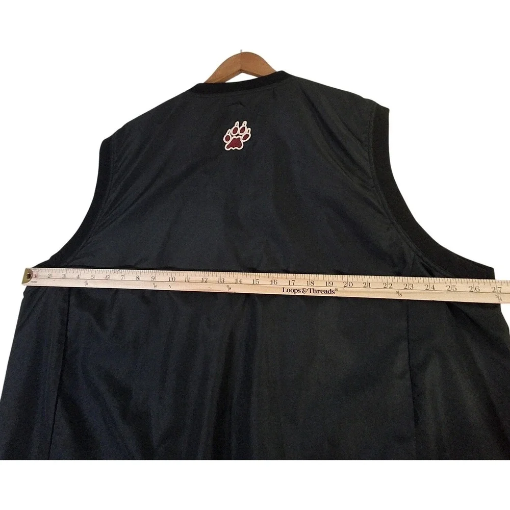 Lafayette Leopards Windbreaker Vest Mens XL‎ Black V-Neck Pullover Golf Acuity